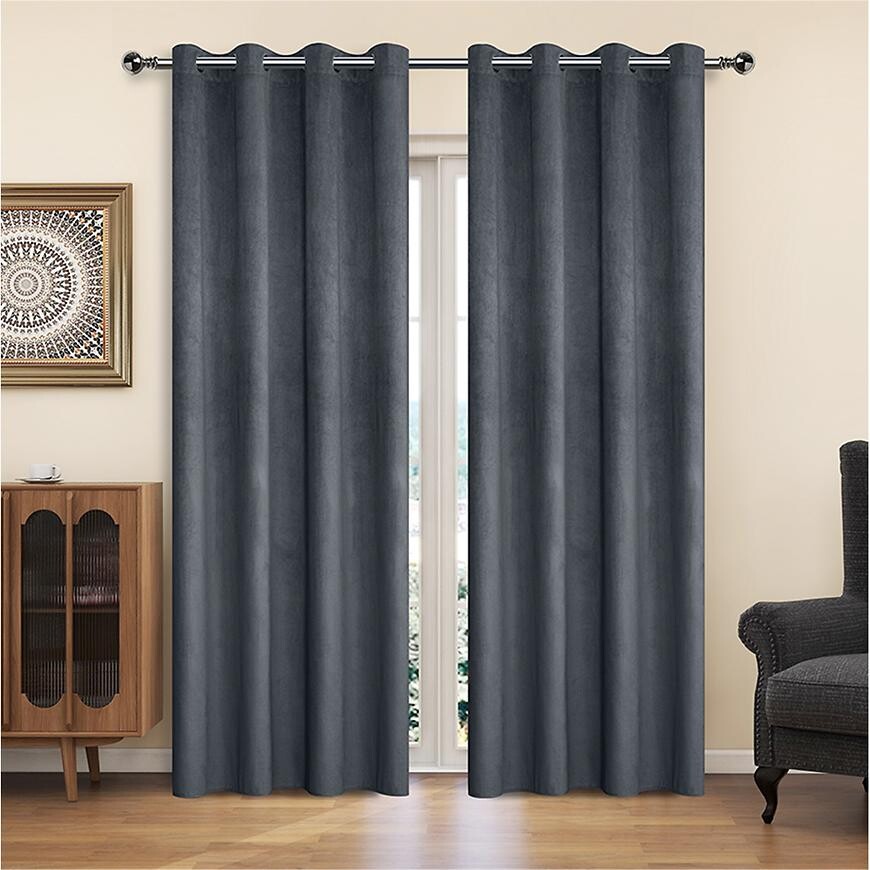 Závesový  materiál YC11933/200G/117 sivá 150 cm Tovar na mieru