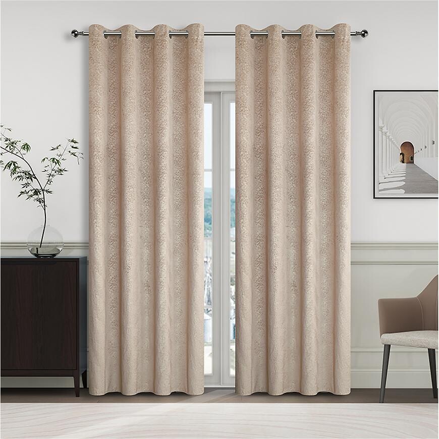 Závesový materiál YC11935/280G/03 béžová 280 cm Tovar na mieru