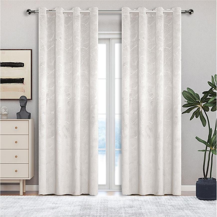 Závesový materiál YC11939/200G/112 krémová 280 cm Tovar na mieru