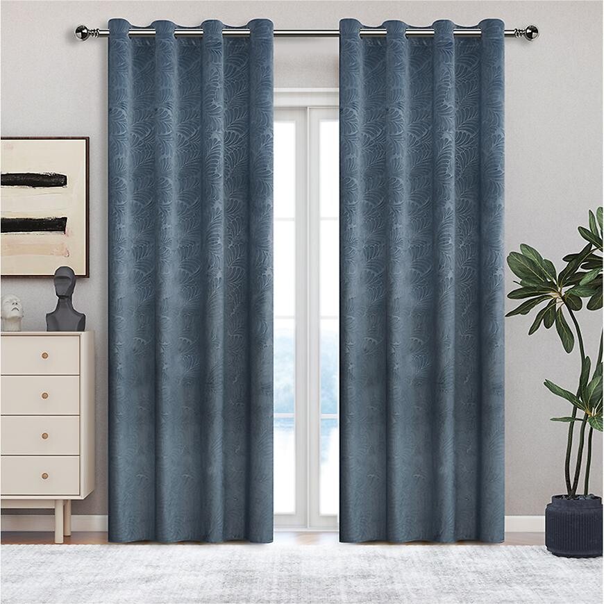 Závesový  materiál YC11939/200G/132 sivá 280 cm Tovar na mieru