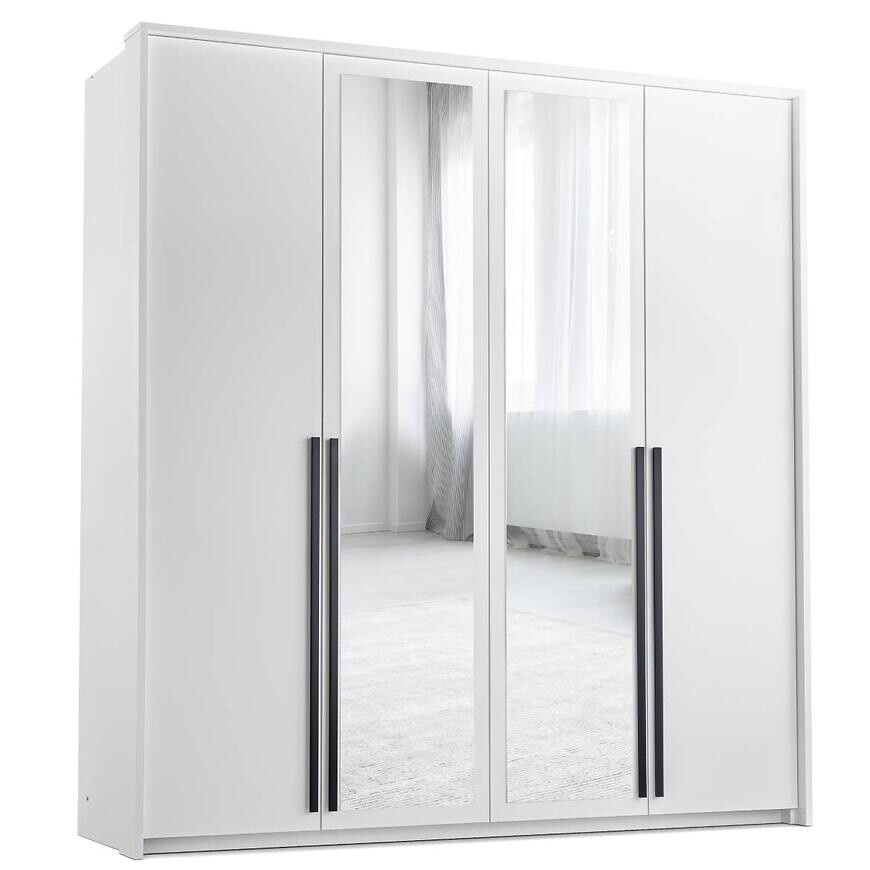 Skriňa Naomi 210 biela/zrkadlo