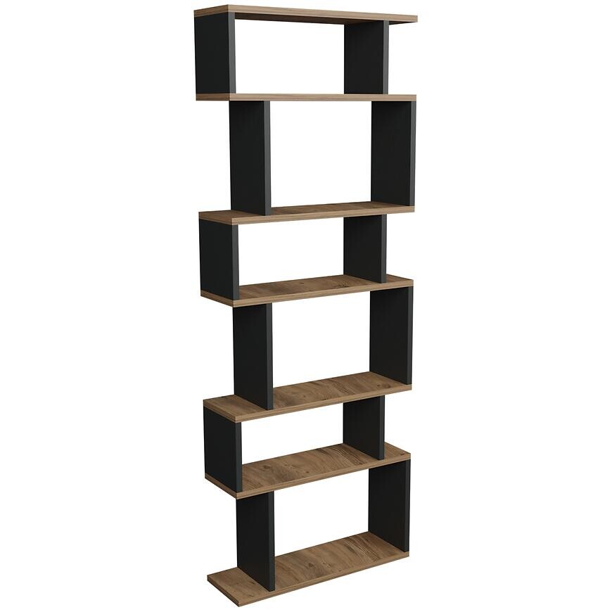 Regál FD-ZMBS-071 antracit/prírodné