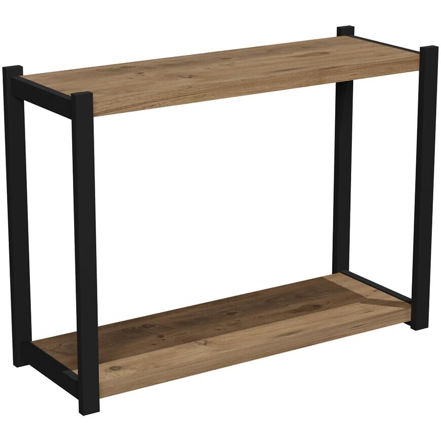 Konzolový stolík  Fd-Ctks-001 prírodná/čierna