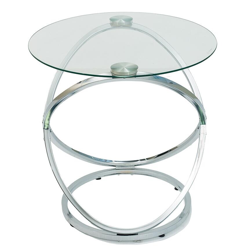 Konferenčný Stolík Pmc-24016 Chróm/Sklo