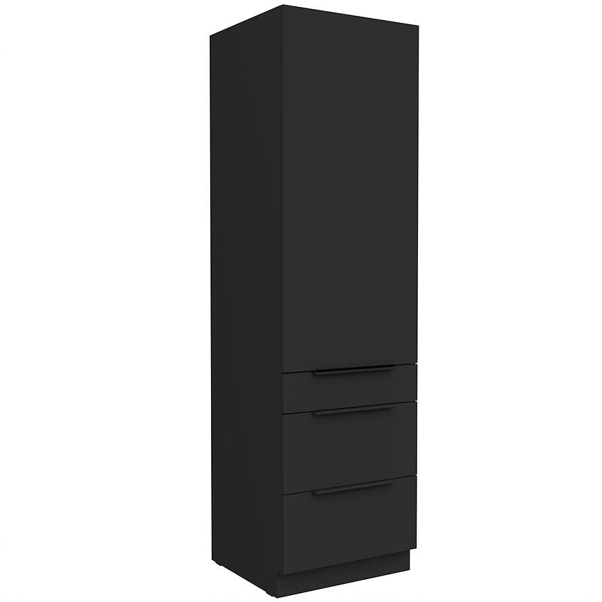 Kuchynská skrinka Aria-Bl/Bl Anti Fingerprint 60dks-210 1f 3s