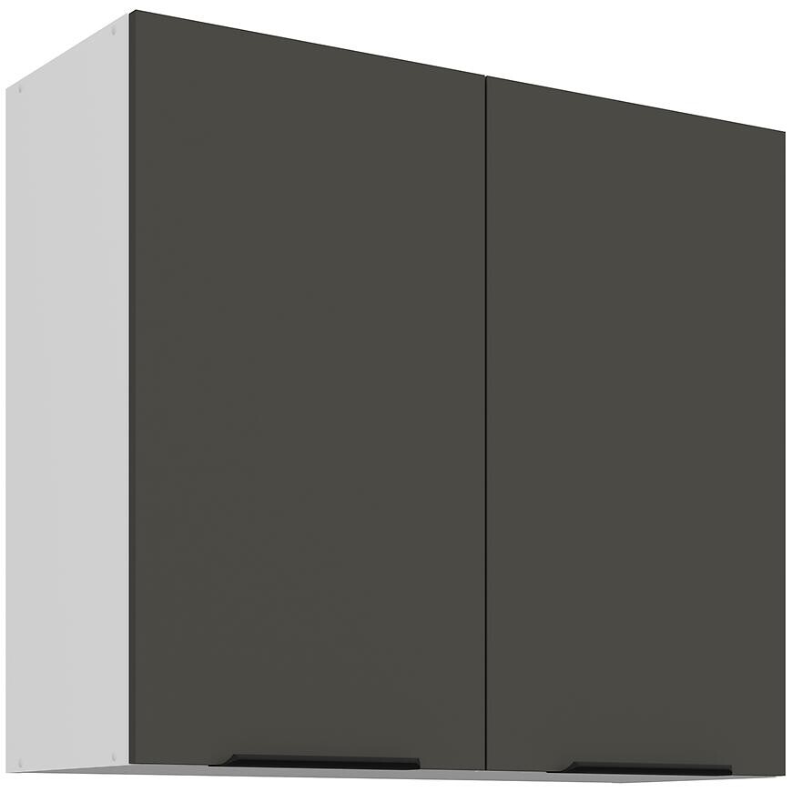 Kuchynská skrinka Aria-Gr/Wh Anti Fingerprint 80g-72 2f