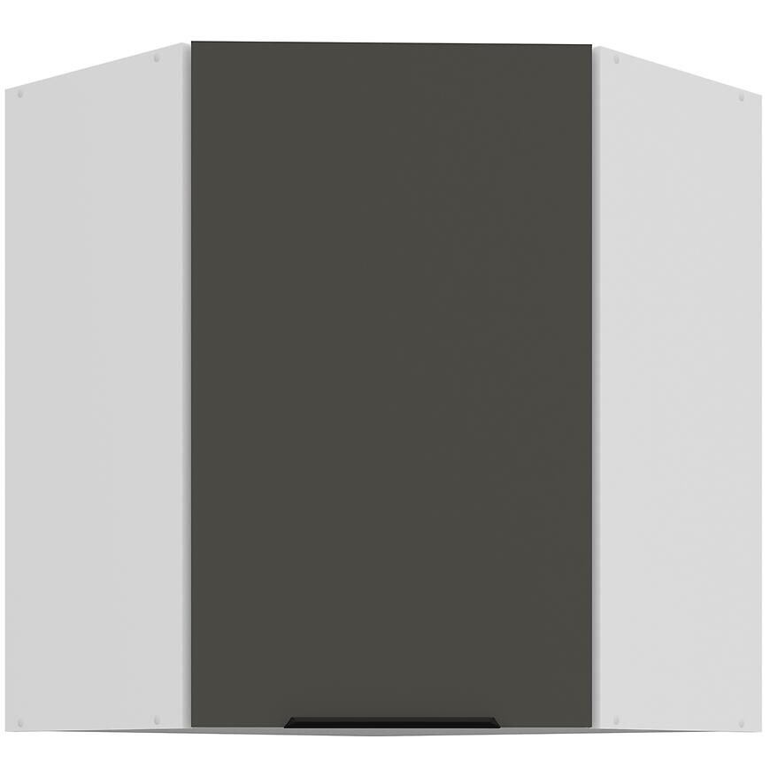 Kuchynská skrinka Aria-Gr/Wh Anti Fingerprint 60x60 Gn-72 1f (45°)