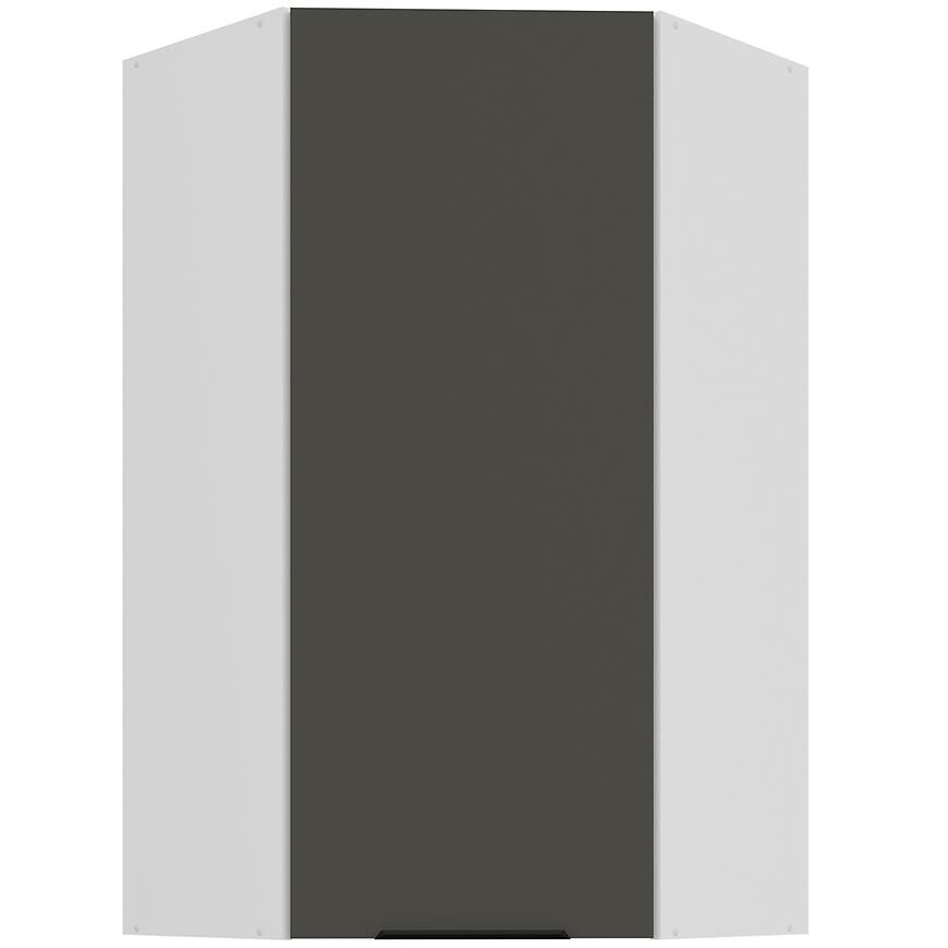 Kuchynská skrinka Aria-Gr/Wh Anti Fingerprint 60x60 Gn-108 1f (45°)