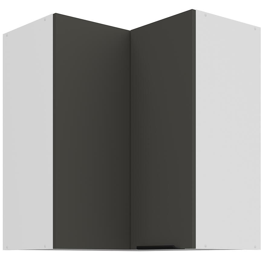 Kuchynská skrinka Aria-Gr/Wh Anti Fingerprint 60x60 Gn-72 2f (90°)