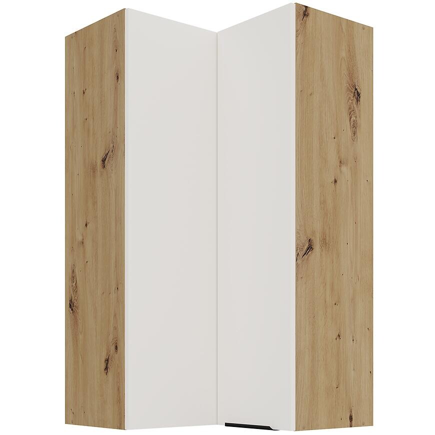 Kuchynská skrinka Aria-Wh/Ar Anti Fingerprint 60x60 Gn-108 2f (90°)