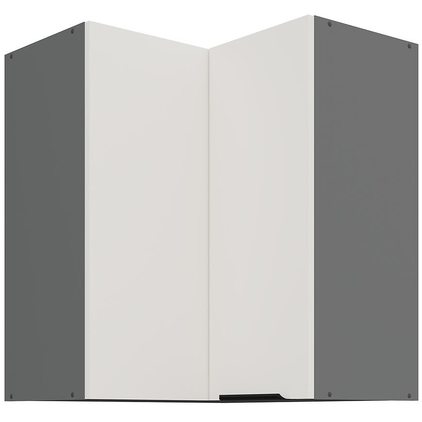 Kuchynská skrinka Aria-Wh/Ant Anti Fingerprint 60x60 Gn-72 2f (90°)