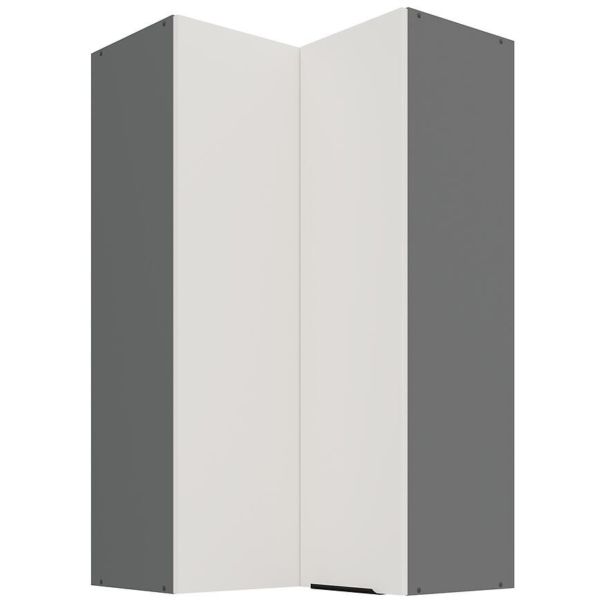 Kuchynská skrinka Aria-Wh/Ant Anti Fingerprint 60x60 Gn-108 2f (90°)