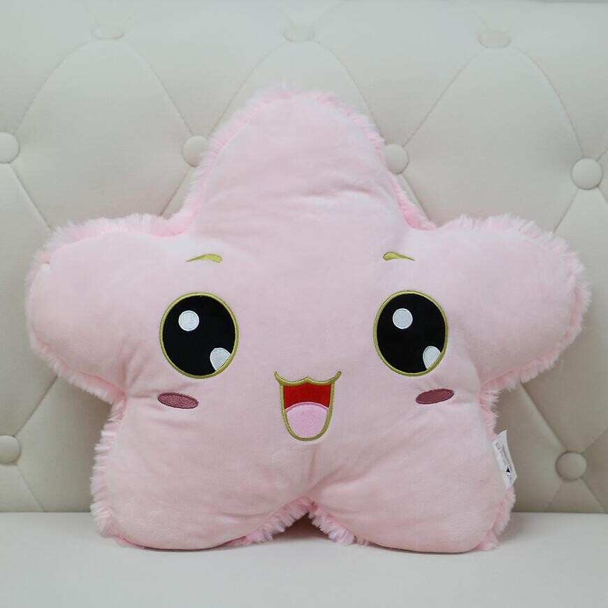 Vankúš Hviezda 40x40 cm ružový