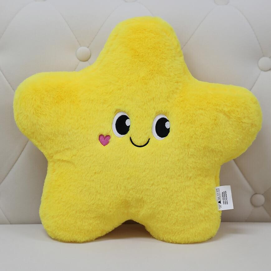 Vankúš Hviezda 40x40 cm žltý