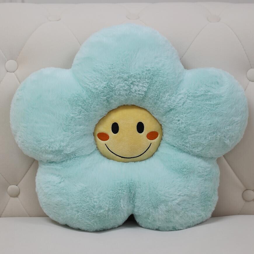 Vankúš Margarétka 40x40 cm modrý