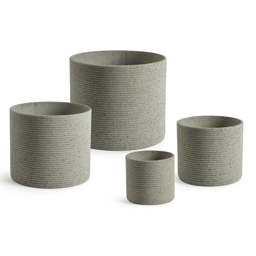 Kvetináč M101599 béžová žula 19x17 cm