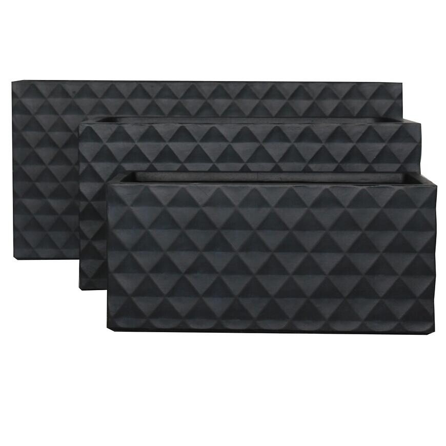 Kvetináč LT24660-3S 50x23x23 P37A tmavosivý