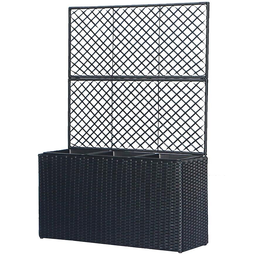 Nástenný kvetináč ratan 2476 84x30x120 cm