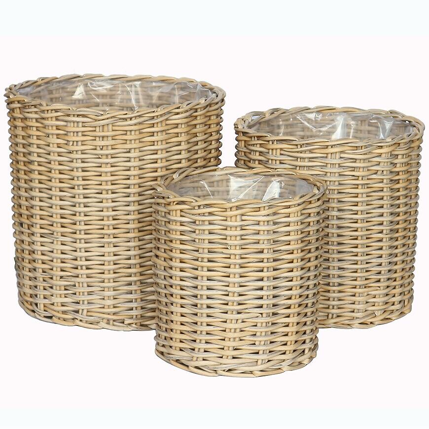 Kvetináč ratan 2472 30x30x30 cm