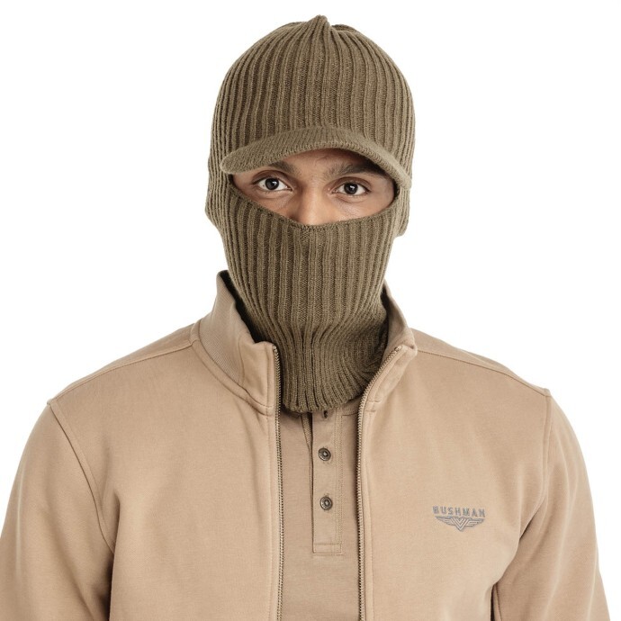 Bushman Kukla a čiapka Balaclava, khaki UNI