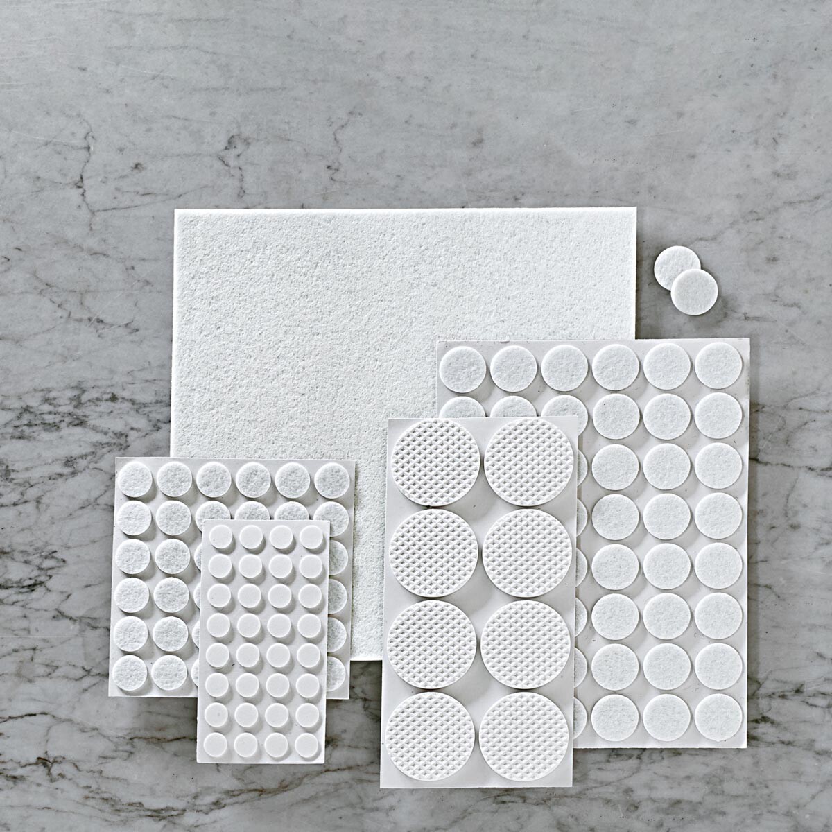 Sada plstených podložiek, 125 ks