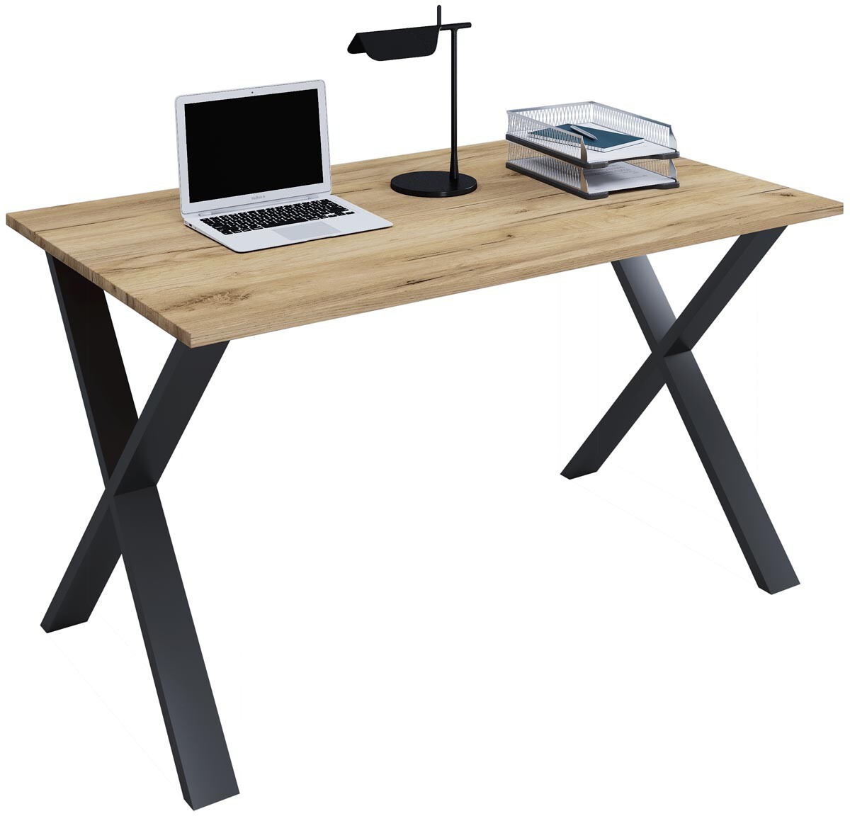 Stôl Lona 140x50 U-nohy, dub sonoma