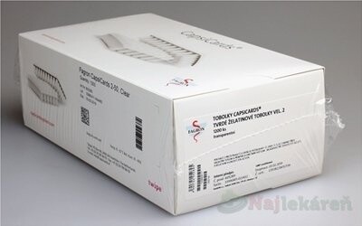 FAGRON CapsiCards žel. kapsule vel'. 2 transparentné 1200 ks kartón