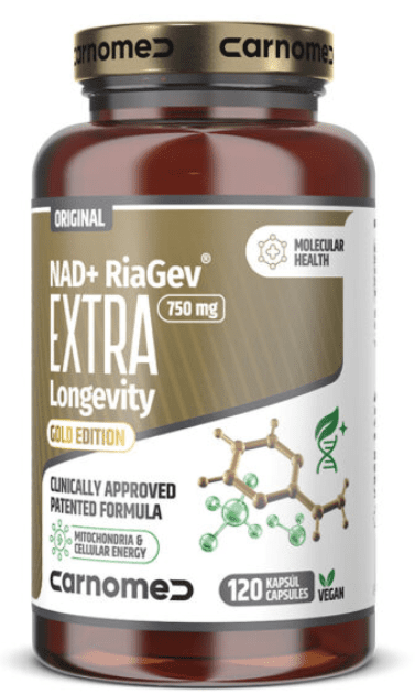 CarnoMed NAD+ RiaGev EXTRA Longevity 120mg