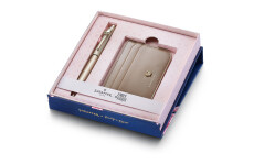 Sheaffer 100 Champagne G2937751-2 Emily in Paris GT guličkové pero + puzdro na karty