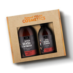 LaQ Sex & Business sprchový gél 500 ml + šampón na vlasy 300 ml sada