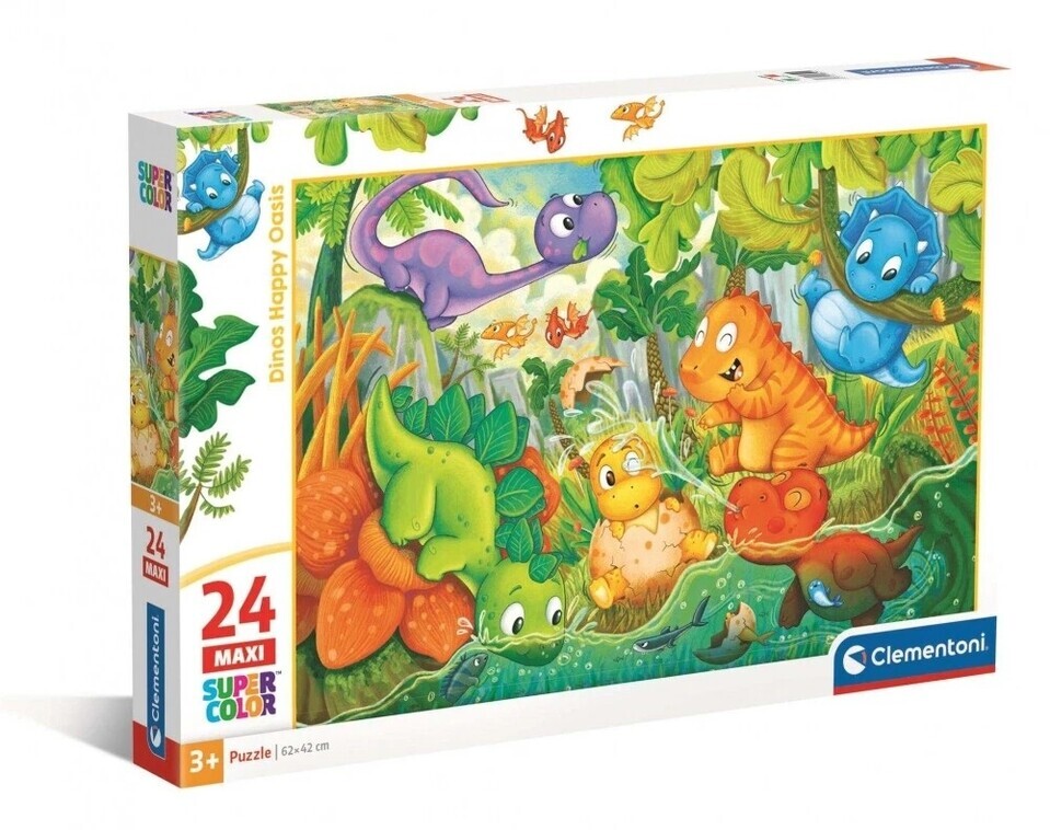 Clementoni Maxi Puzzle 24ks Dinos Happy Oasis