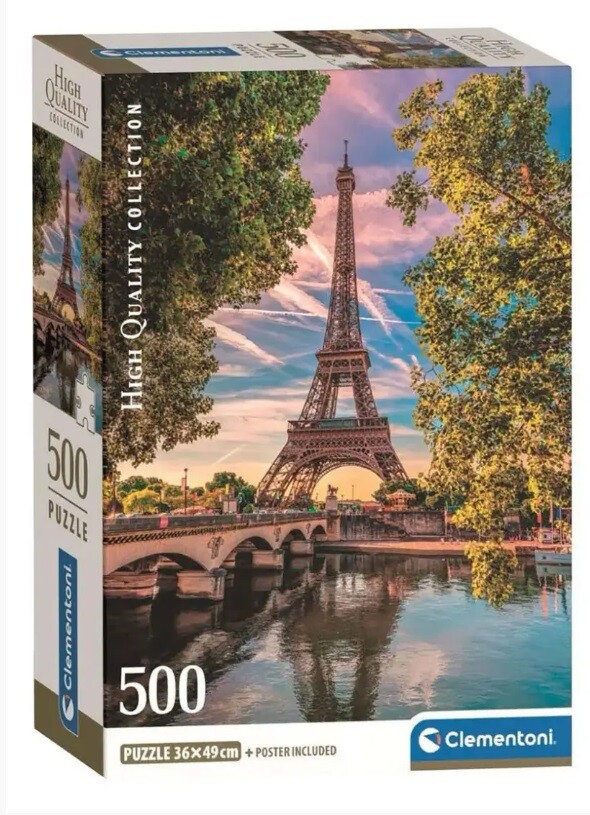 Clementoni Puzzle 500 Pozdĺž Seiny