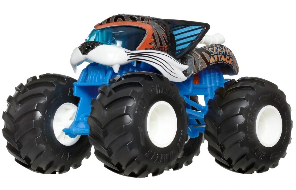 Mattel Hot Wheels Monster Truks Scratch Attack