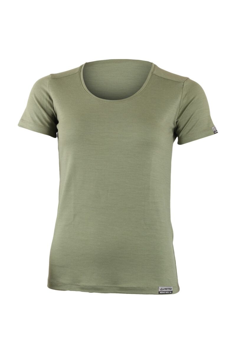 Lasting dámske merino tričko IRENA 6666 zelené Veľkosť: M 8596445005776