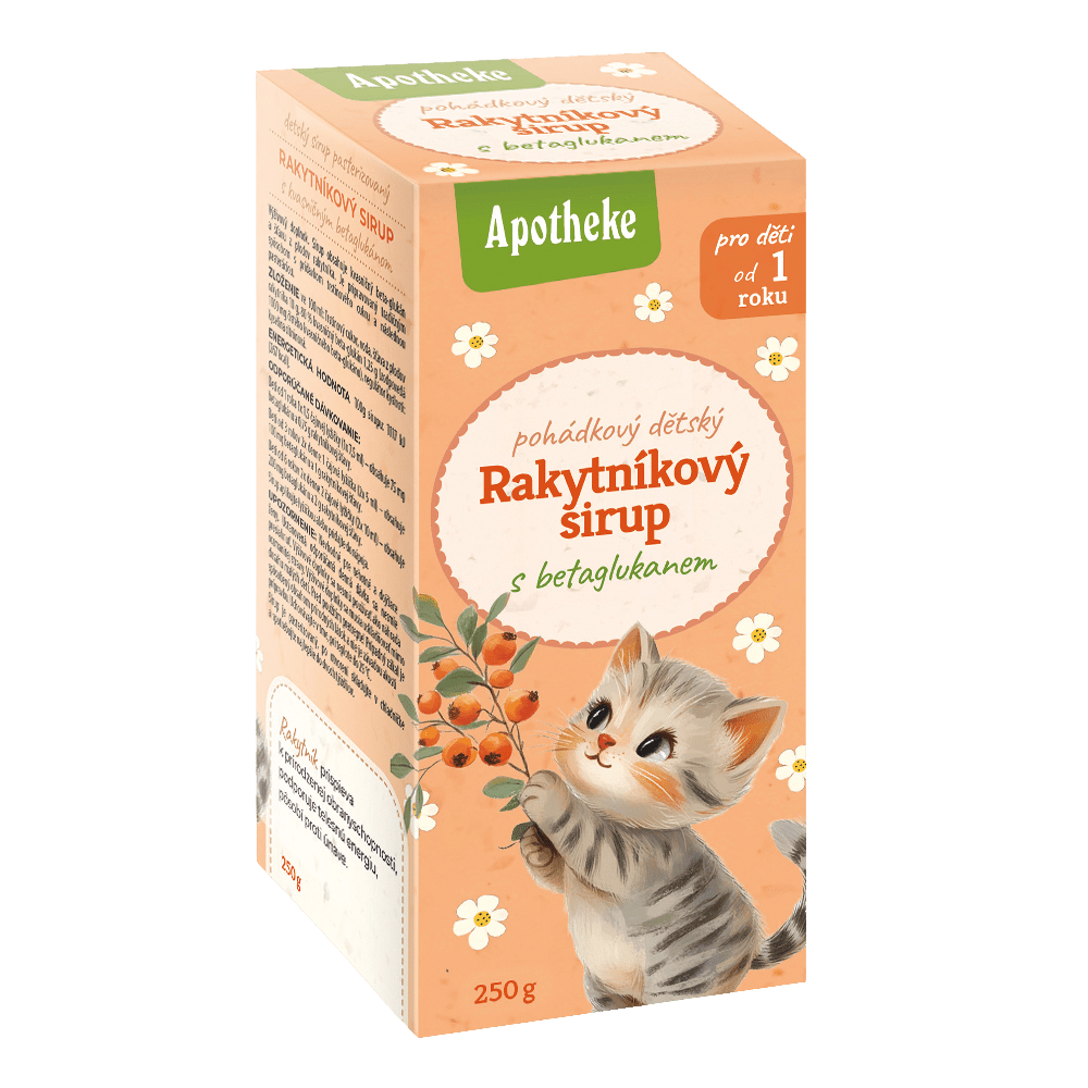 APOTHEKE Sirup detský Rakytníkový s betaglukánom 250 g