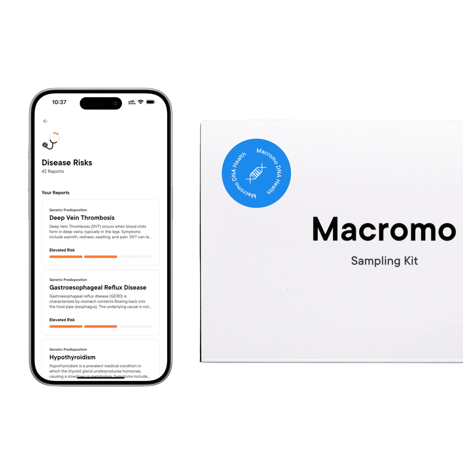 MACROMO DNA Health - genetický test pre zdravie 2 ks