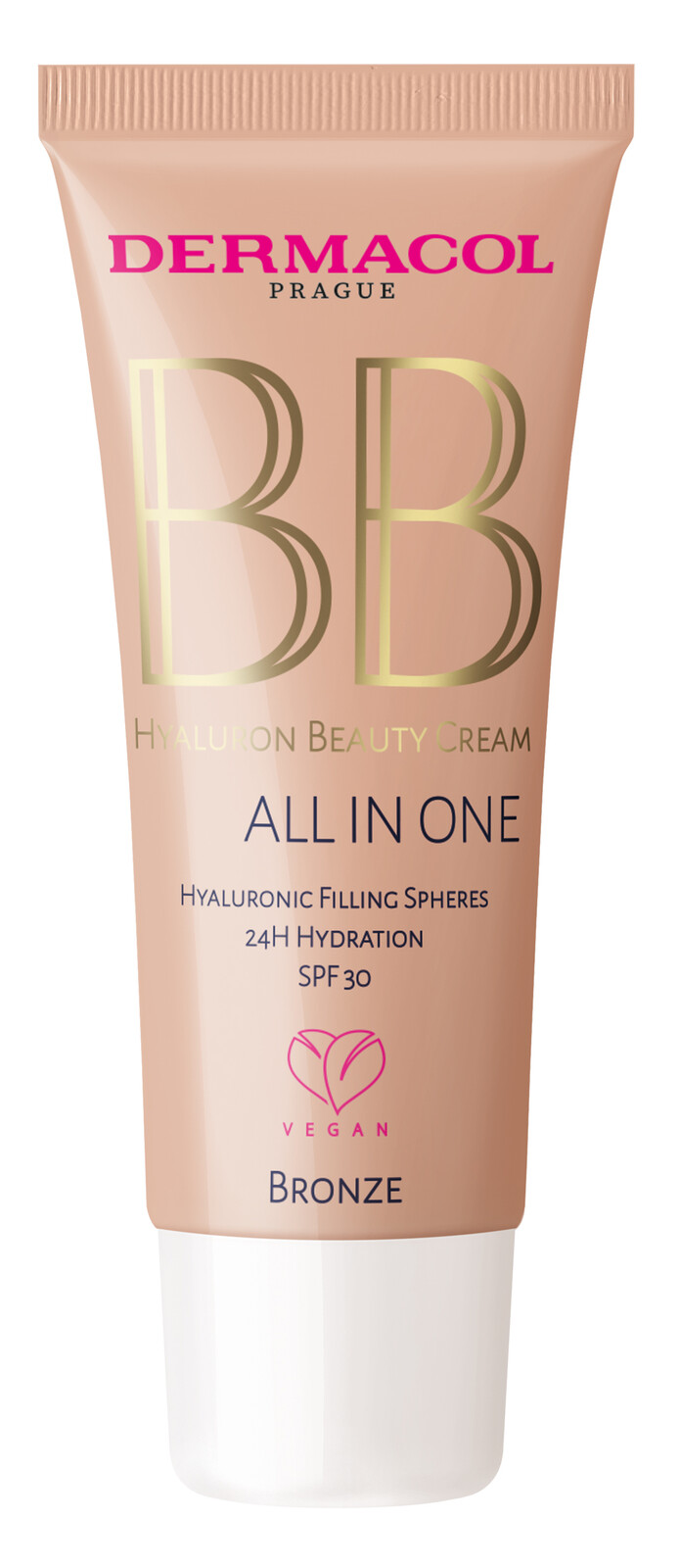 Dermacol BB hyalurónový krém All in One SPF 30 (Hyaluronic Cream) 30 ml Bronze