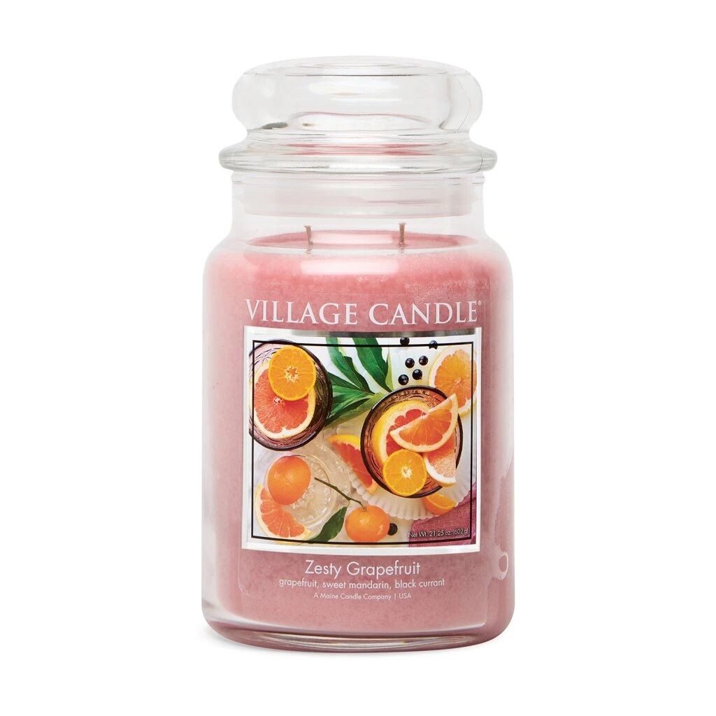 Village Candle Vonná sviečka Zesty Grapefruit 602 g
