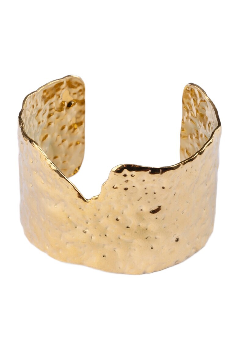 Marc Malone Neprehliadnuteľný otvorený náramok Lustre Gold MCB250339G