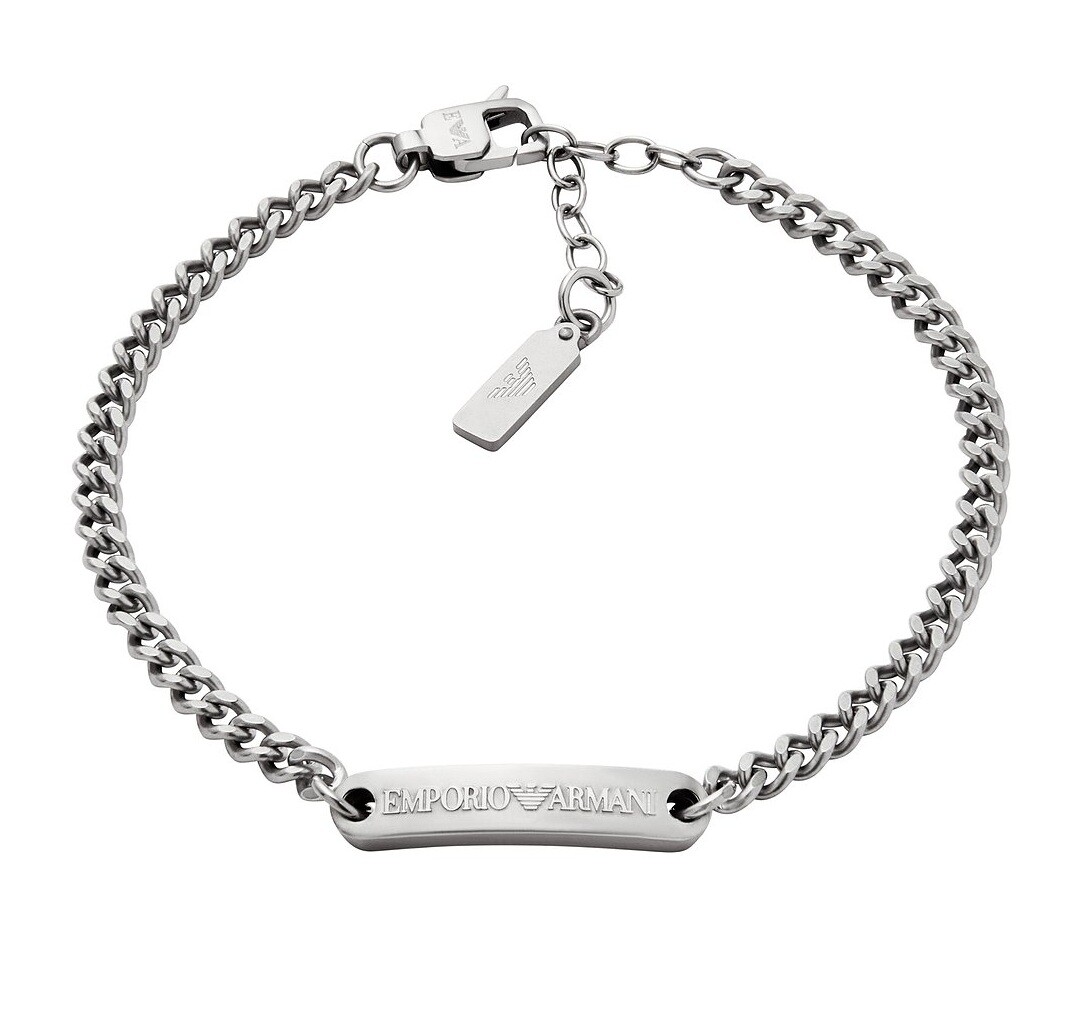 Emporio Armani Elegantný pánsky náramok z ocele EGS3189040