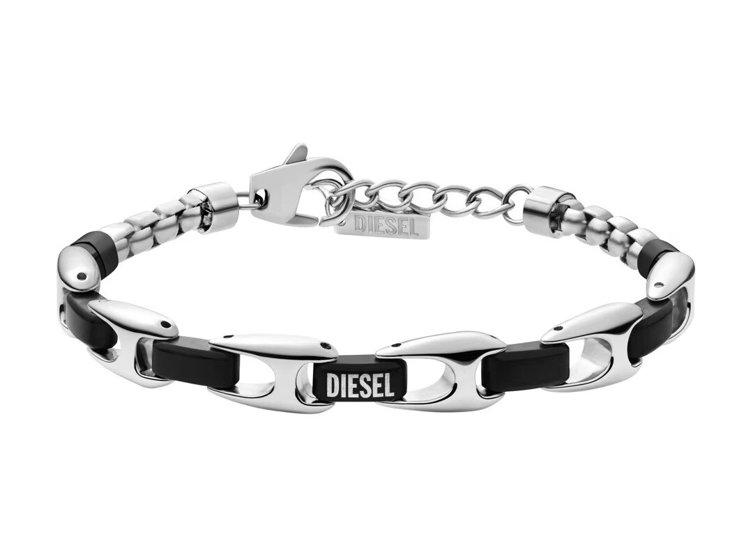 Diesel Štýlový unisex náramok z ocele DX1634931