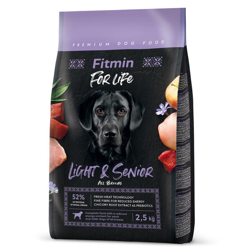 Fitmin Dog for Life Light & Senior  - výhodné balenie: 2 x 12 kg