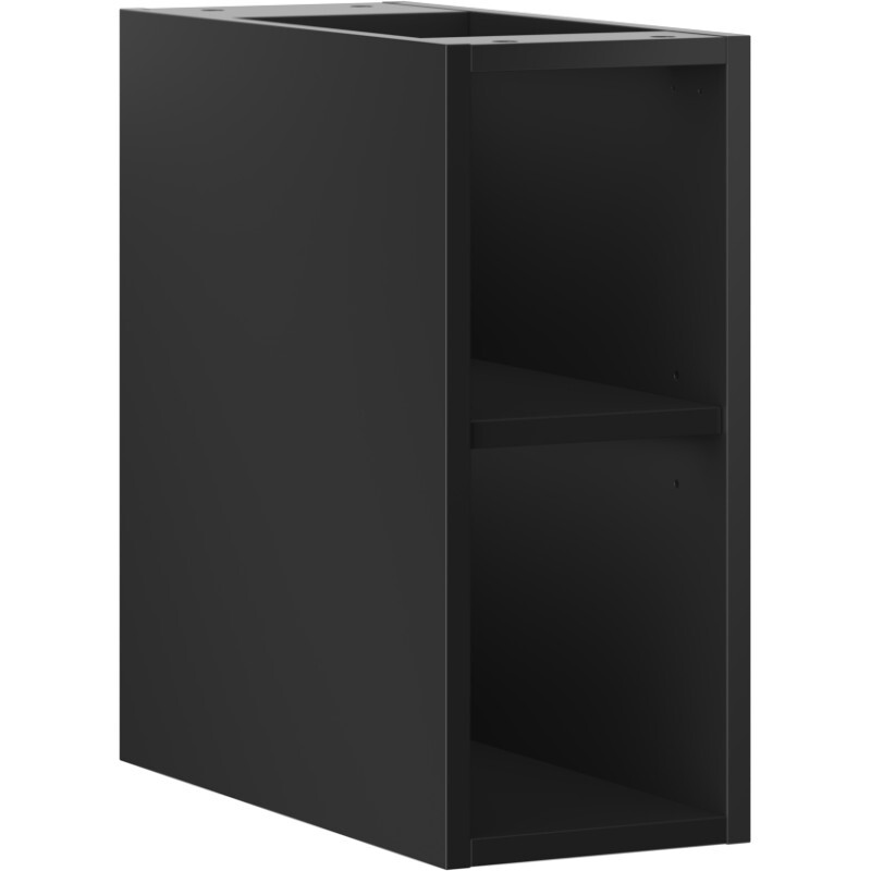 MEXEN - Box-A otvorená skrinka s policou 20, čierna mat 91AX2-0200-470-0-71