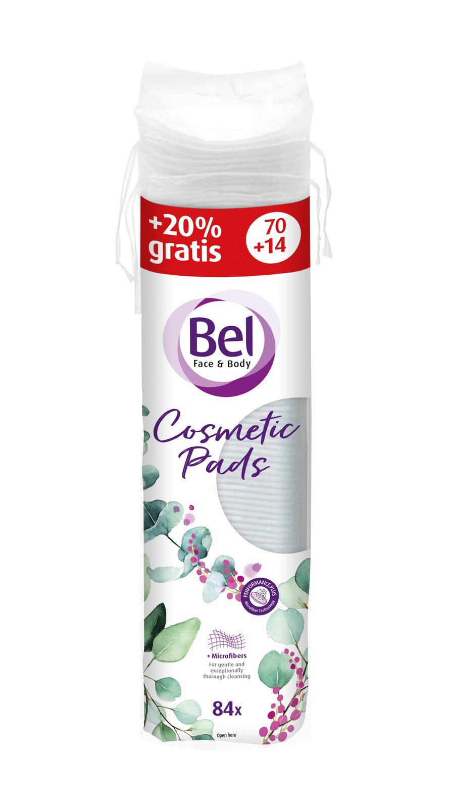 Bel Face & Body Odličovacie tampóny okrúhle 84 ks