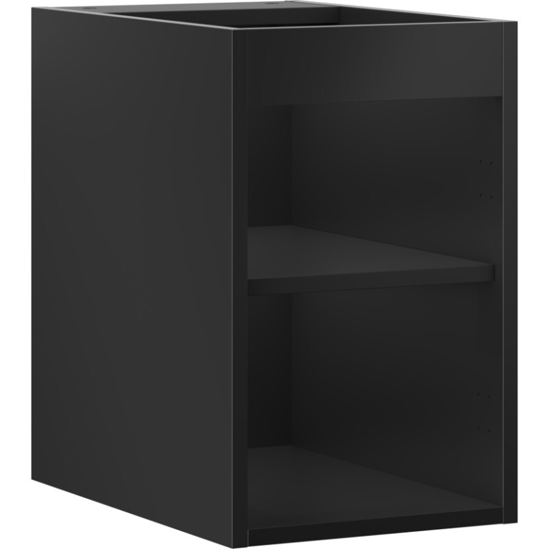 MEXEN - Box-A skrinka pre umývadlo 30, čierna mat 91AX1-0300-470-1-71