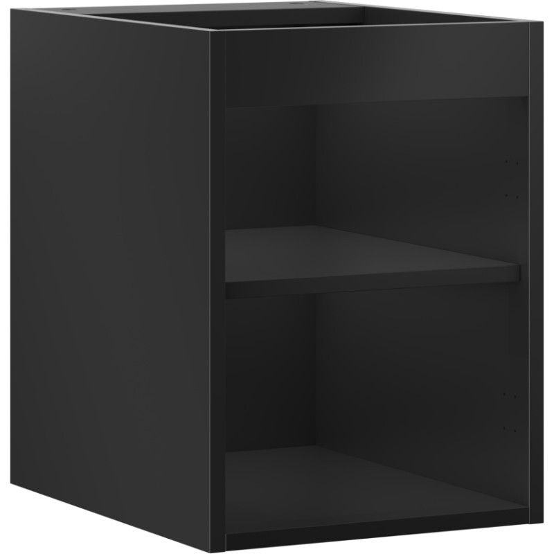 MEXEN - Box-A skrinka pre umývadlo 35, čierna mat 91AX1-0350-470-1-71