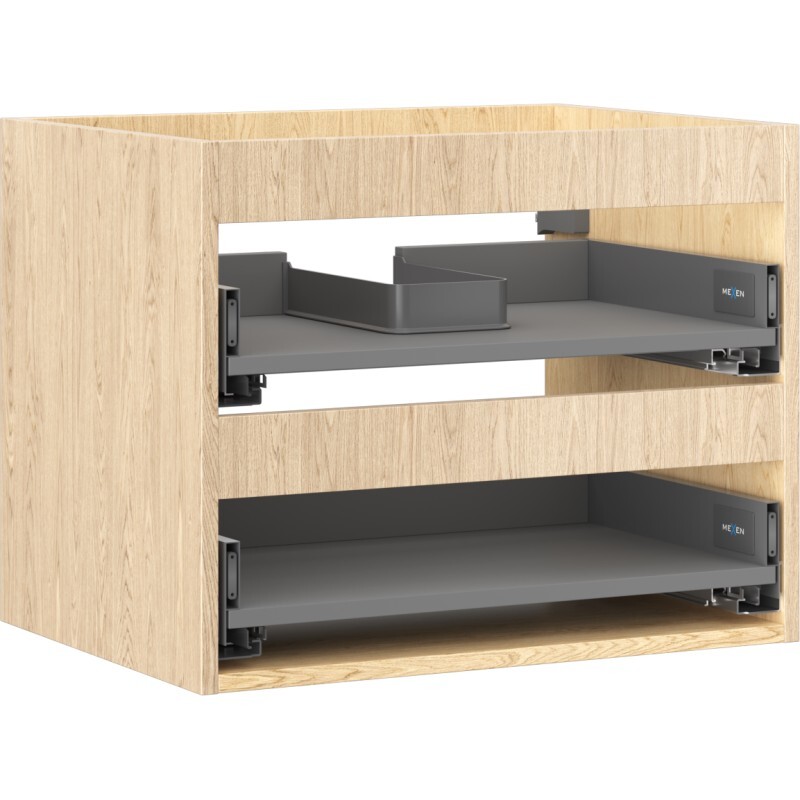 MEXEN - Box-A skrinka pre umývadlo 60, 2 zásuvky, dub 91AX0-0600-470-2-81