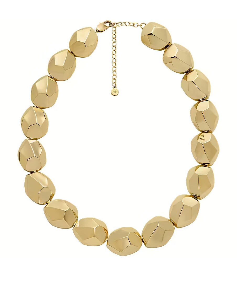 Emporio Armani Jedinečný pozlátený náhrdelník pre ženy EGS3194710