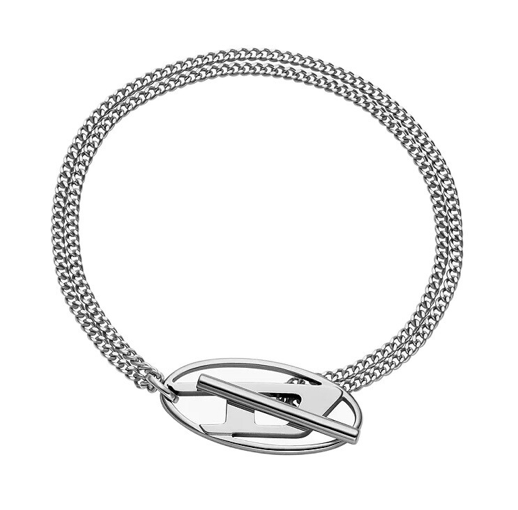 Diesel Fashion dvojitý oceľový náramok DX1535040