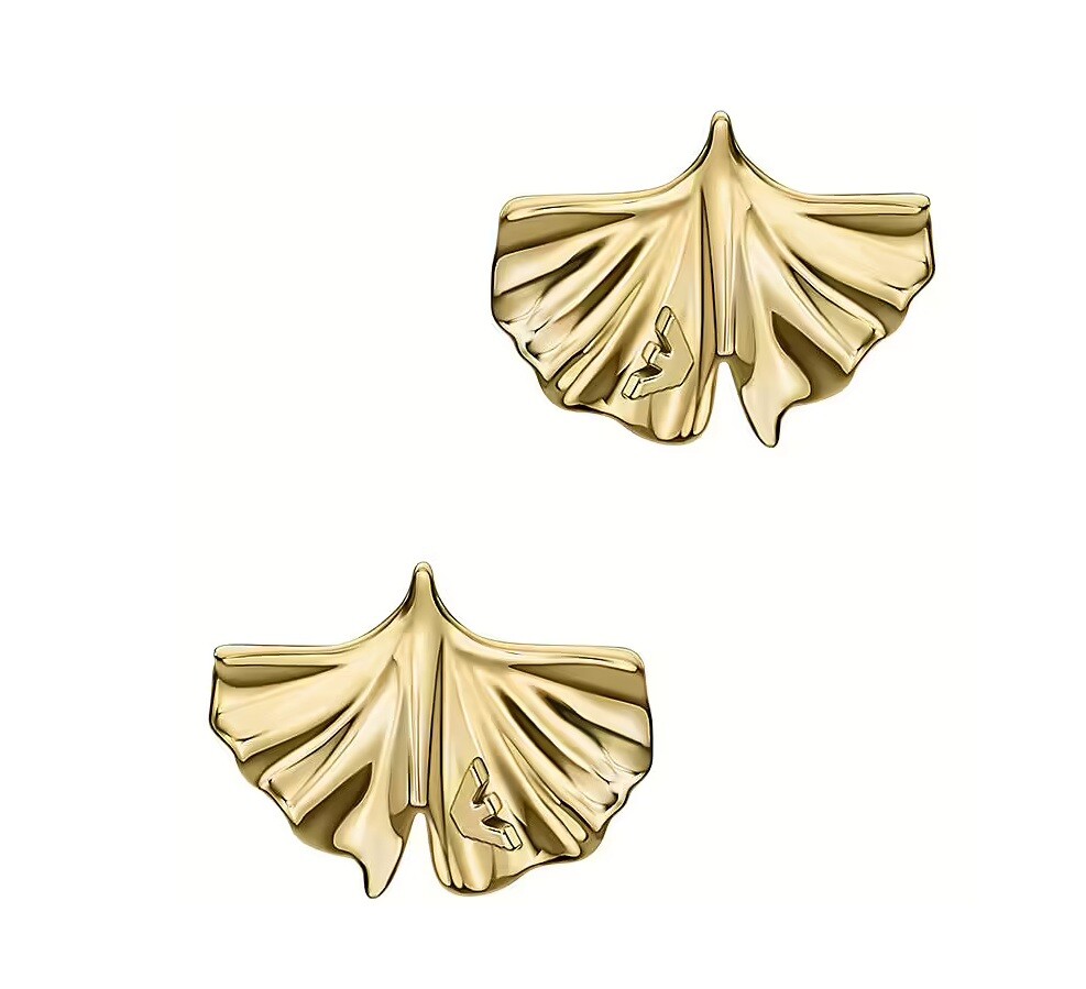 Emporio Armani Dizajnové pozlátené náušnice EGS3264710